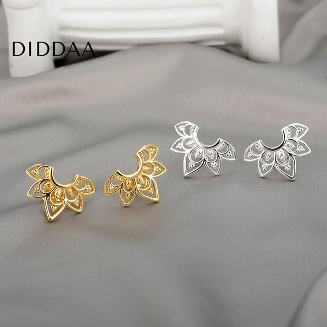 Lucifer Earrings | Gold Simple Stud Earrings - Silver - Earrings