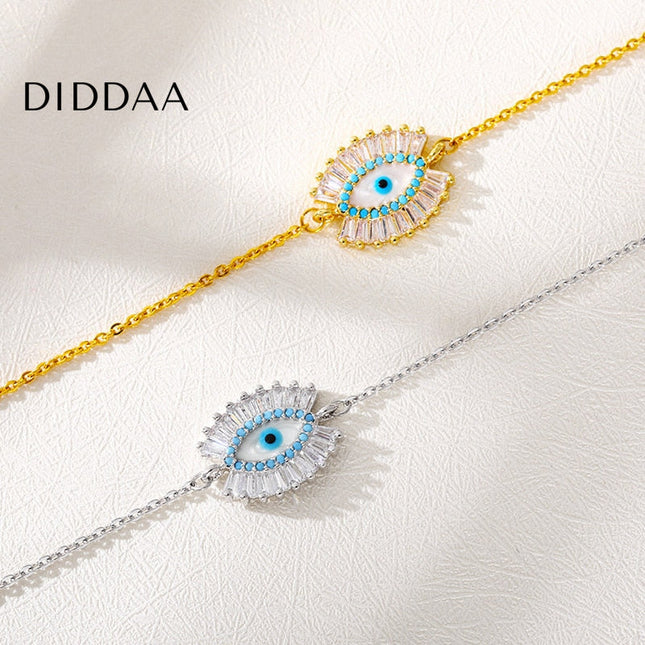 Marche Bracelet | Gold Silver Evil Eye Zirconia Braceler - Bracelets