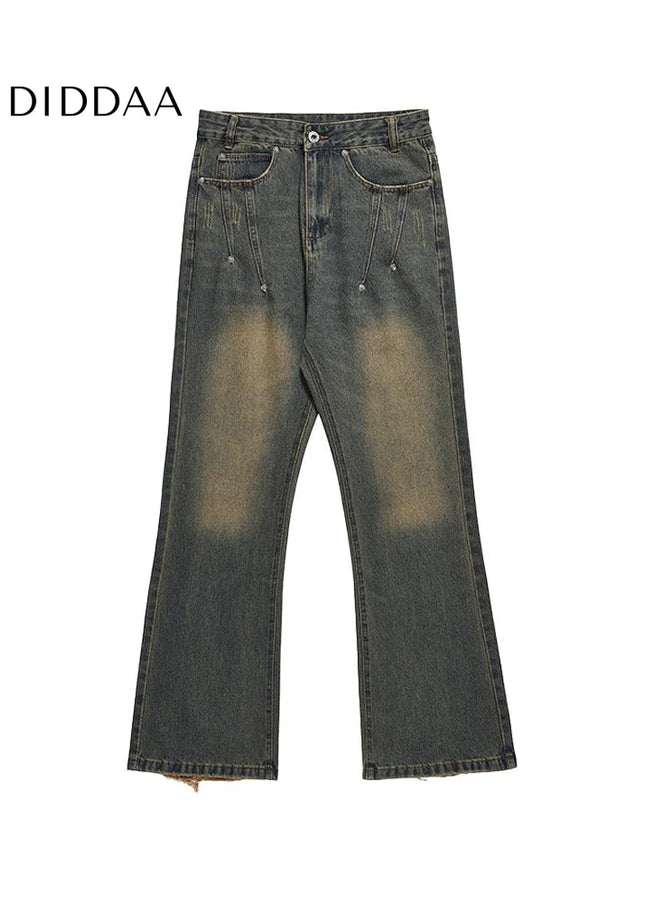 Navy Cleanfit Micro Flare Straight Leg Jeans - Men’s Jeans
