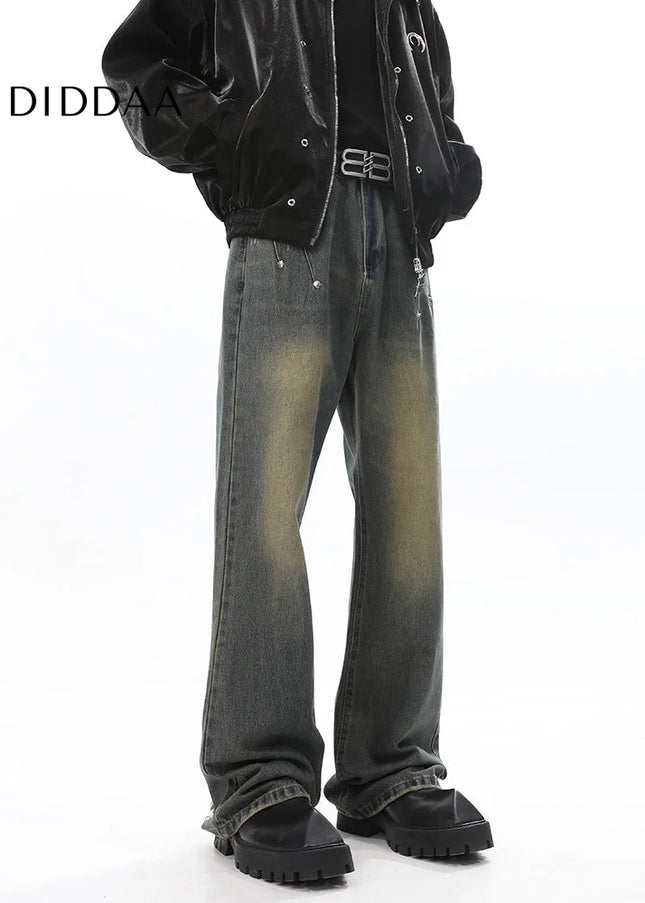 Navy Cleanfit Micro Flare Straight Leg Jeans - Men’s Jeans