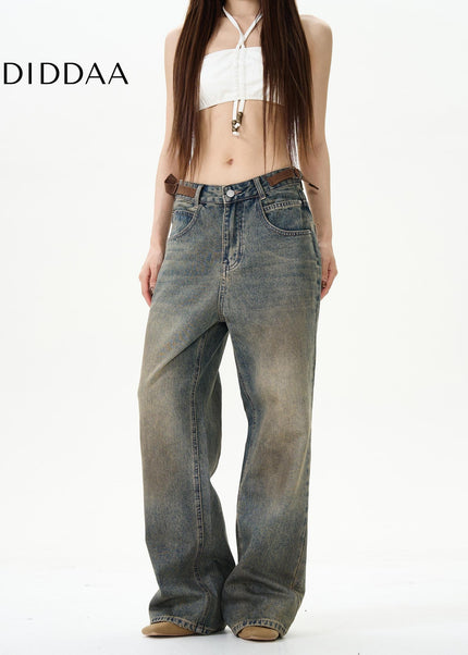 Navy Lazy Relaxed Jeans for High-End Men’s Style - Women’s Jeans