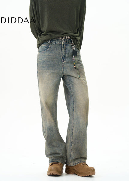 Navy Lazy Relaxed Jeans for High-End Men’s Style - Women’s Jeans