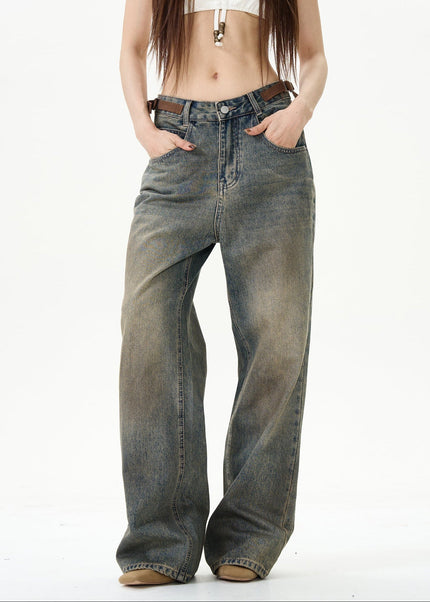 Navy Lazy Relaxed Jeans for High-End Men’s Style - Women’s Jeans