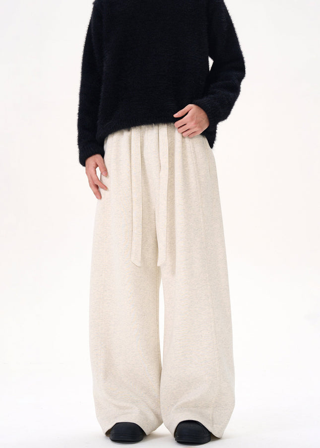 Navy Relaxed Fit KISKO Wide Leg Sweatpants - Unisex Sweatpants