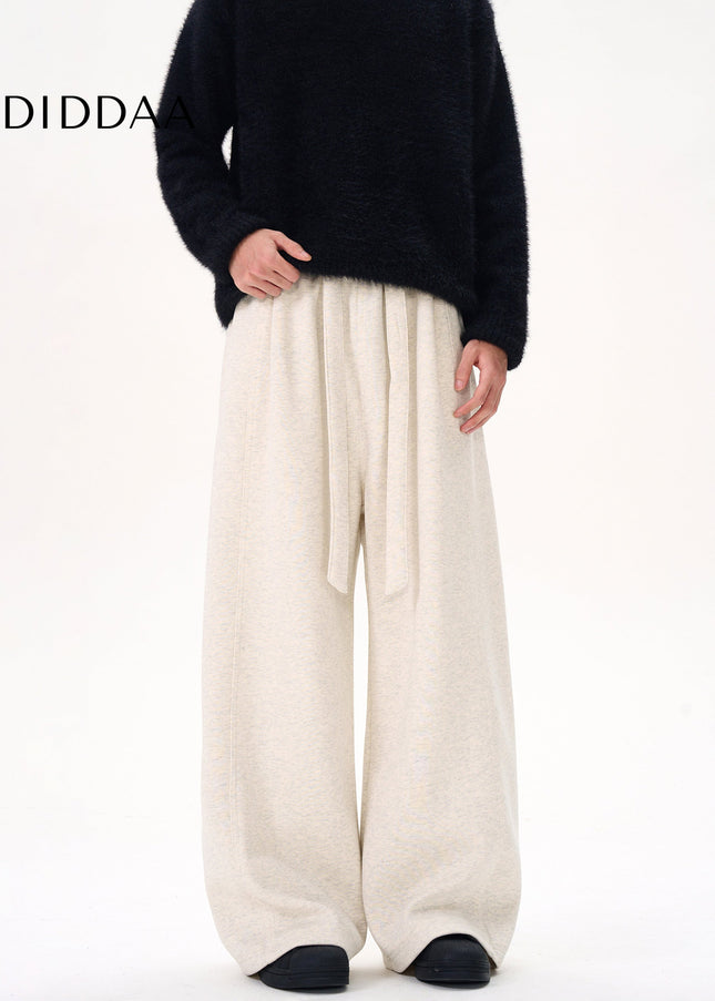 Navy Relaxed Fit KISKO Wide Leg Sweatpants - Unisex Sweatpants