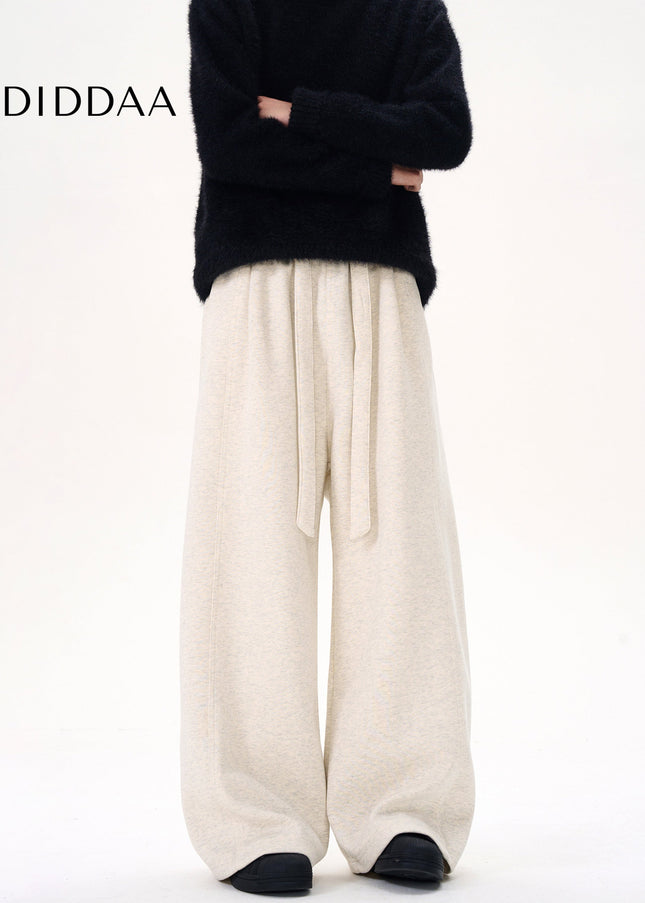 Navy Relaxed Fit KISKO Wide Leg Sweatpants - Unisex Sweatpants