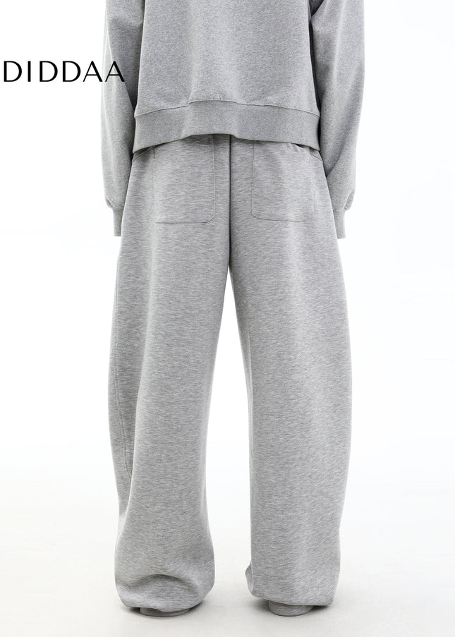 Navy Relaxed Fit Scimitar Sweatpants for Men - Unisex Sweatpants