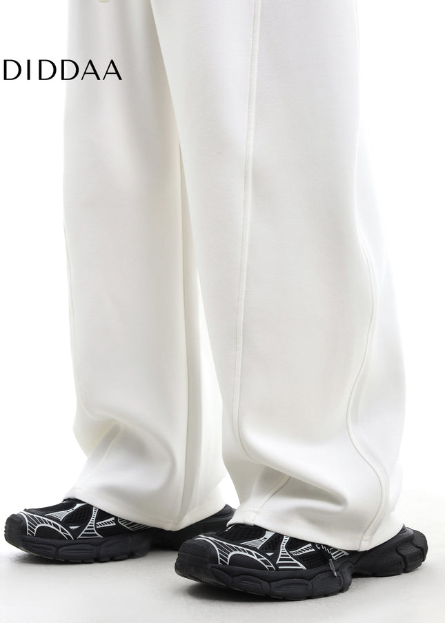 Navy Relaxed Fit Scimitar Sweatpants for Men - Unisex Sweatpants