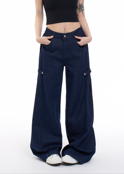 Off-White High Waist Wide-Leg Jeans for Women - Women’s Jeans