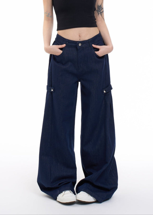 Off-White High Waist Wide-Leg Jeans for Women - Women’s Jeans