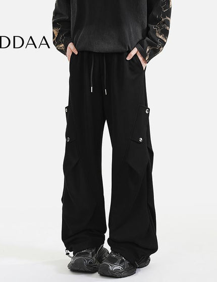 Off-White Loose Fit Pleated Sweatpants for Men - S / Black - Unisex Sweatpants