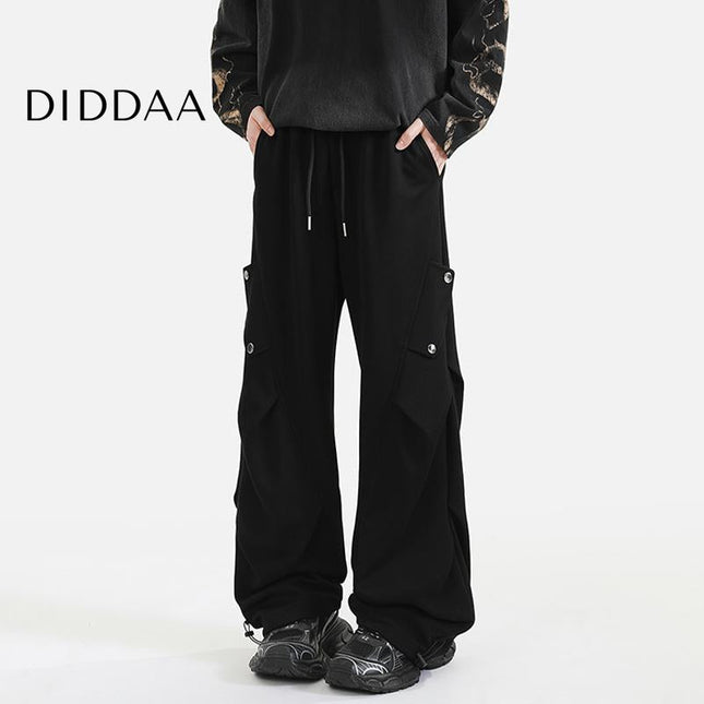 Off-White Loose Fit Pleated Sweatpants for Men - S / Black - Unisex Sweatpants