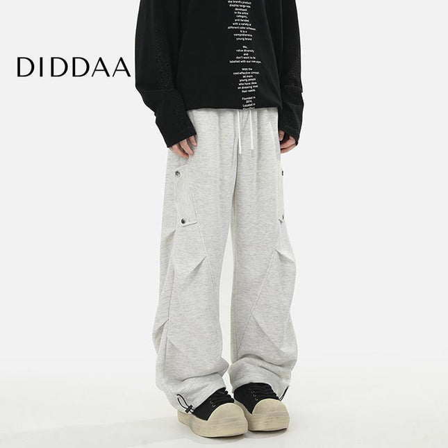 Off-White Loose Fit Pleated Sweatpants for Men - S / White - Unisex Sweatpants