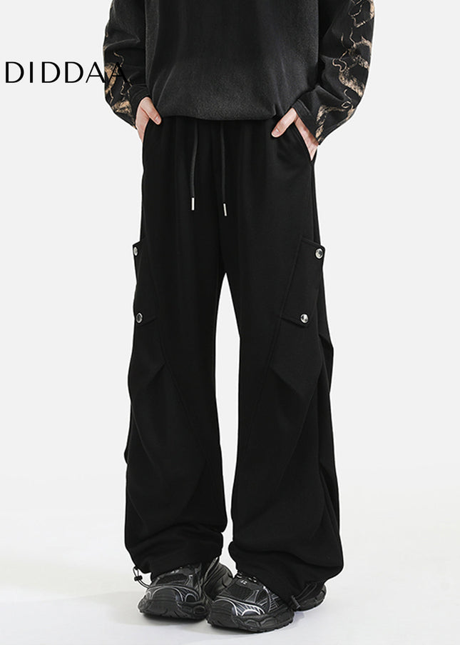 Off-White Loose Fit Pleated Sweatpants for Men - Unisex Sweatpants