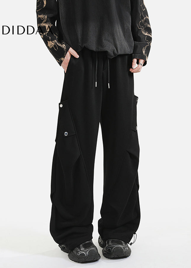 Off-White Loose Fit Pleated Sweatpants for Men - Unisex Sweatpants