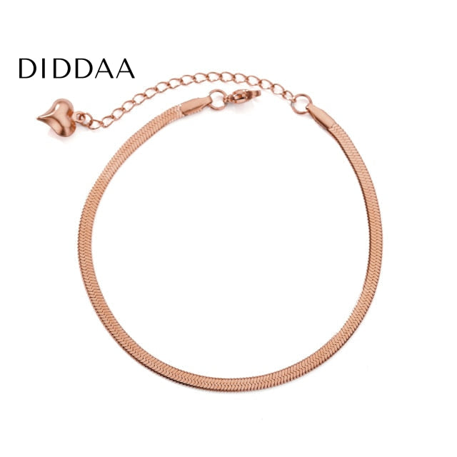 Pauvre Bracelet | Gold Silver Rose Simple Elegant Bracelet - Rose - Bracelets