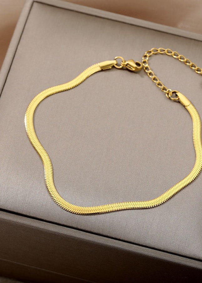 Pauvre Bracelet | Gold Silver Rose Simple Elegant Bracelet - Gold - Bracelets