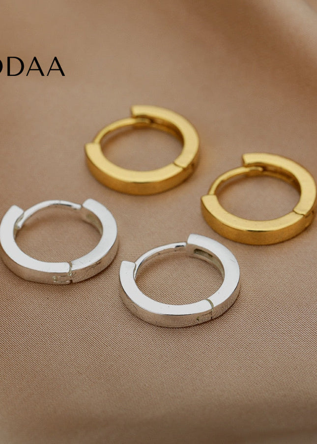 Pecan Earrings | Gold Simple Cute Hoop Earrings - Earrings