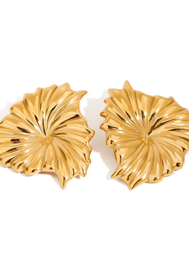 Jieding European and American stainless steel stud earrings, light luxury, high-end ear jewelry, non-fading, titanium steel earrings, cross-border earrings