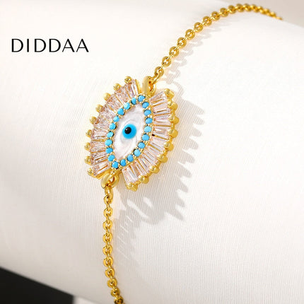 Marche Bracelet | Gold Silver Evil Eye Zirconia Braceler - Bracelets