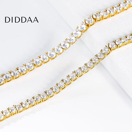 Lache Bracelet | Gold Silver Zirconia Women’s Tennis Bracelet - Bracelets