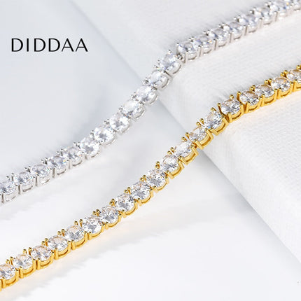 Lache Bracelet | Gold Silver Zirconia Women’s Tennis Bracelet - Bracelets