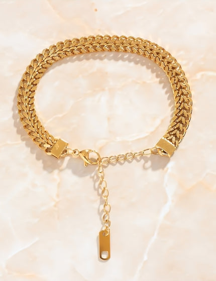 Casena Bracelet | Gold Thick Chain - Gold - Bracelets