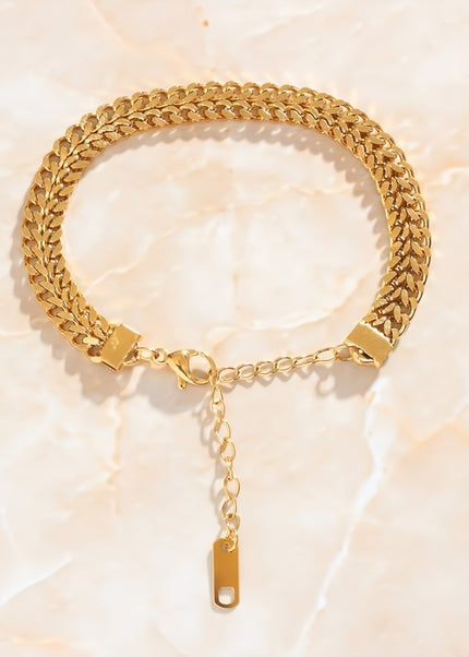 Casena Bracelet | Gold Thick Chain - Gold - Bracelets