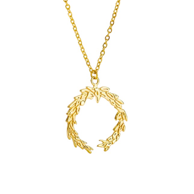 Huit Pendant Necklace | Gold Silver Simple Chain