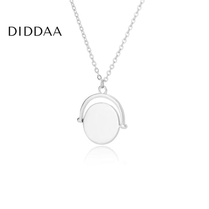Chaise Pendant Necklace | Gold Silver Simple Chain - Necklaces