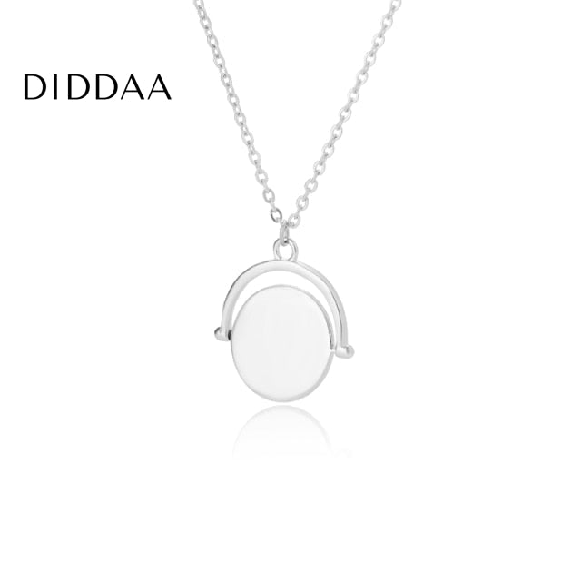 Chaise Pendant Necklace | Gold Silver Simple Chain - Necklaces