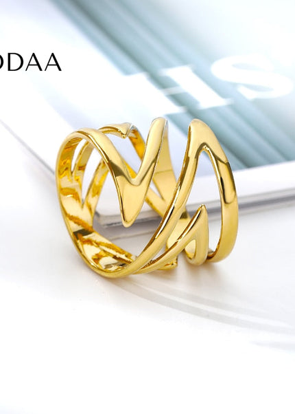 Burwood Ring | Gold Thick Statement Ring - Rings