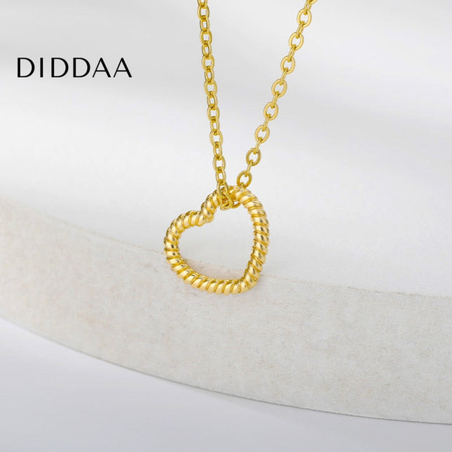 Boulot Pendant Necklace | Gold Silver Rose Love Heart Chain - Necklaces