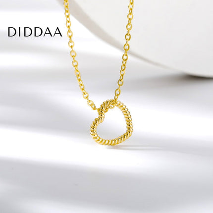 Boulot Pendant Necklace | Gold Silver Rose Love Heart Chain - Necklaces