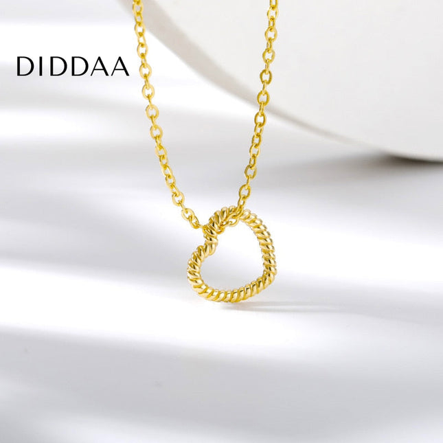 Boulot Pendant Necklace | Gold Silver Rose Love Heart Chain - Necklaces