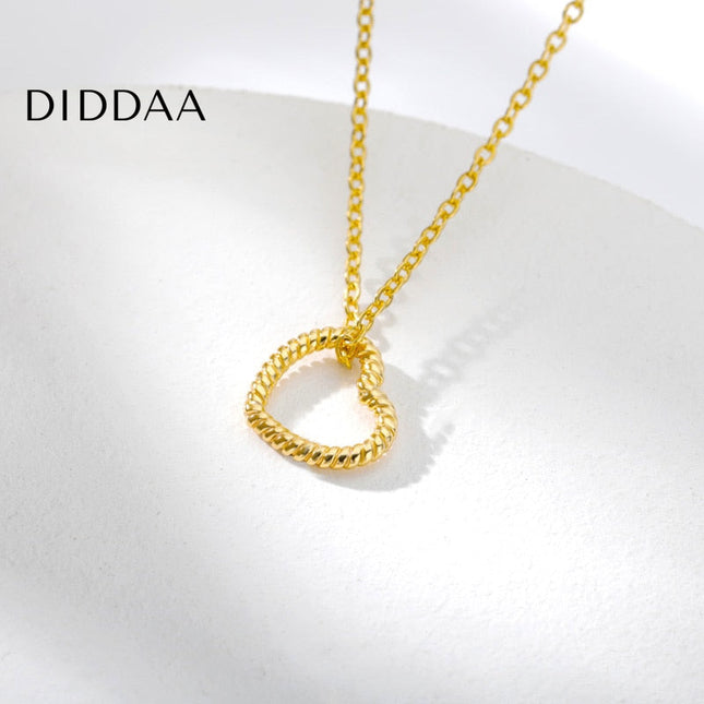 Boulot Pendant Necklace | Gold Silver Rose Love Heart Chain - Necklaces