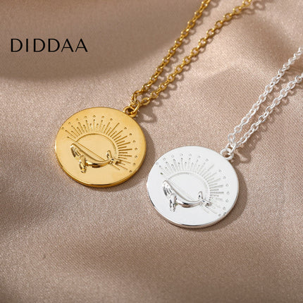 Valorent Pendant Necklace | Large Gold Sun Chain - Silver - Necklaces