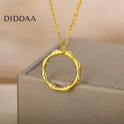 Caribbean Pendant Necklace | Gold Silver Ring Chain - Necklaces