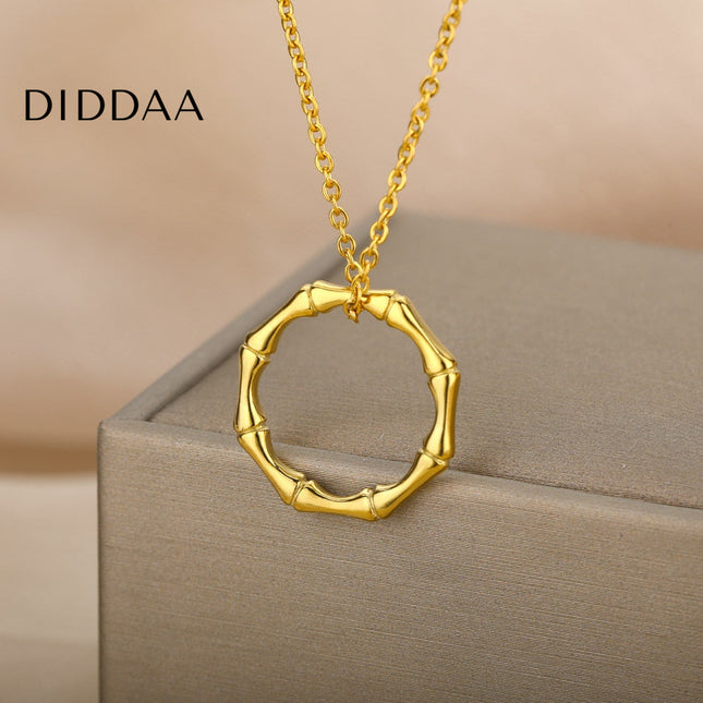 Caribbean Pendant Necklace | Gold Silver Ring Chain - Necklaces