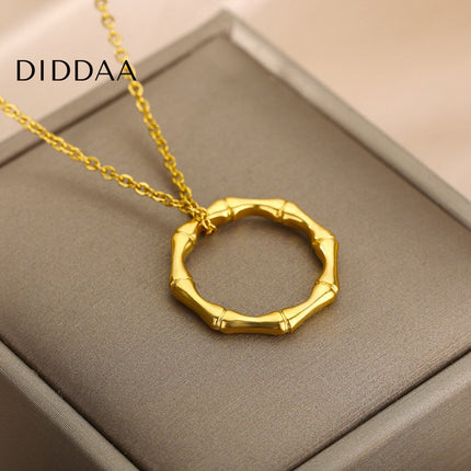 Caribbean Pendant Necklace | Gold Silver Ring Chain - Necklaces
