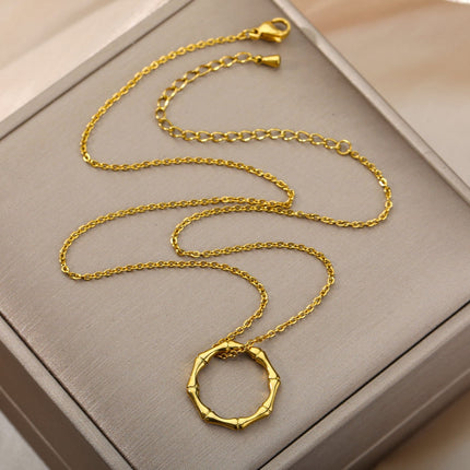 Caribbean Pendant Necklace | Gold Silver Ring Chain - Necklaces