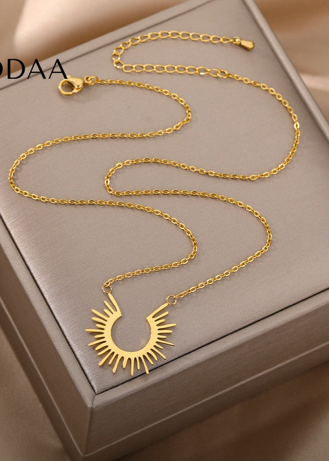 Cherie Necklace | Gold Silver Chain - Gold - Necklaces