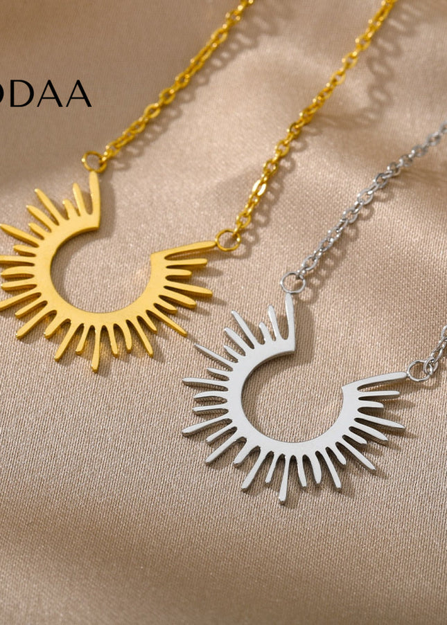 Cherie Necklace | Gold Silver Chain - Silver - Necklaces