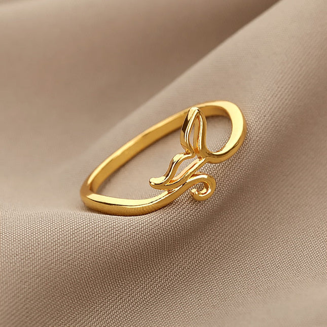 Olive Ring | Gold Tail Fine Ring - 7 / Gold - Rings