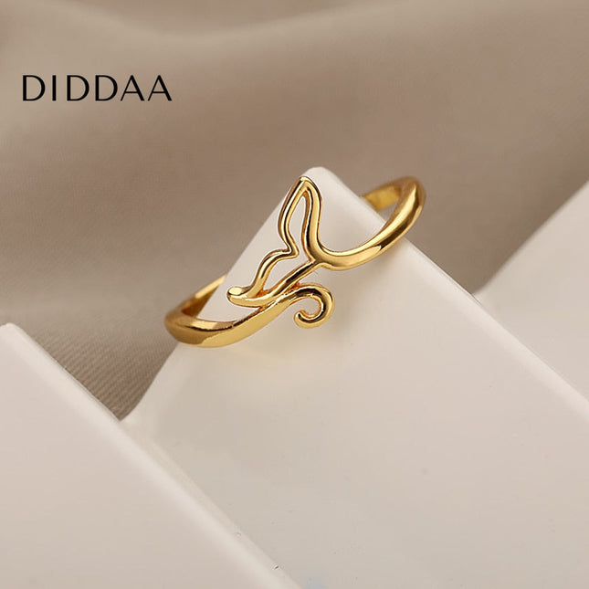 Olive Ring | Gold Tail Fine Ring - Rings