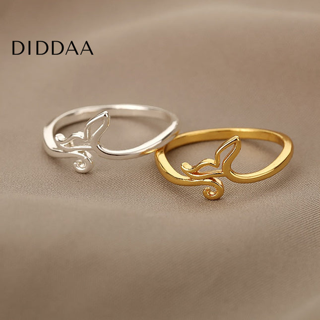 Olive Ring | Gold Tail Fine Ring - 7 / Silver - Rings