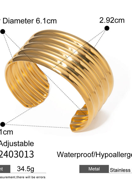 Ribbed Bracelet