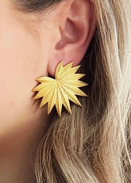 Jieding Europe and America 18k titanium steel stud earrings light luxury high-end earrings earrings cross-border stainless steel jewelry