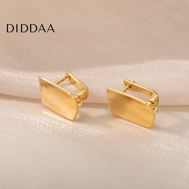 Savoir Earrings | Gold Shield Stud Earrings - Earrings