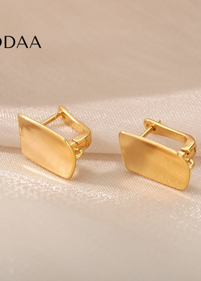 Savoir Earrings | Gold Shield Stud Earrings - Earrings
